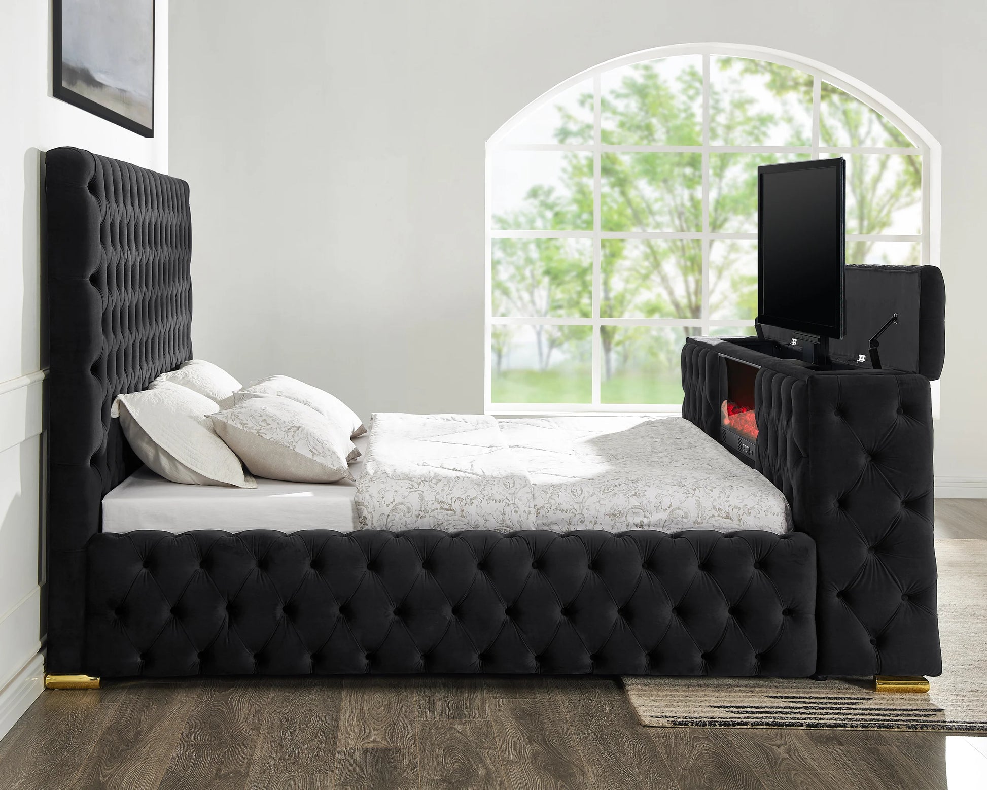 Future Black Platform Bed - Queen, King (ETA 12/15)