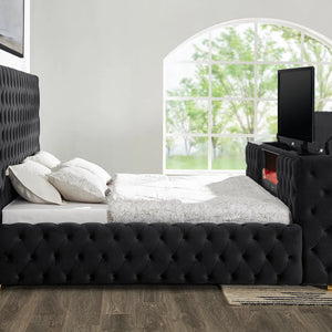 Future Black Platform Bed - Queen, King (ETA 12/15)