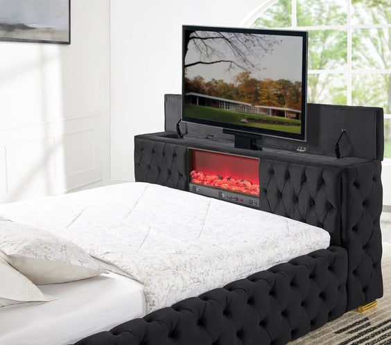 Elevate your space with the Future Black Platform Bed from Moda Home Furniture. Available in Queen & King sizes for a sleek, modern touch. Shop today!
