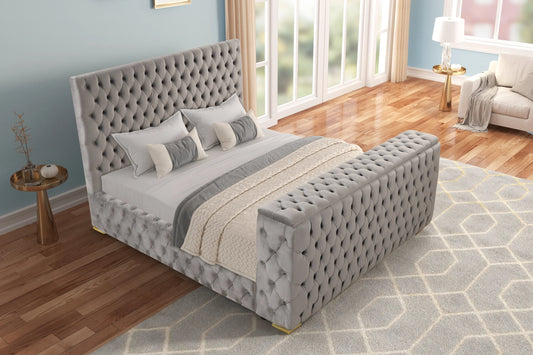 Upgrade your bedroom with the Future Gray Platform Bed from Moda Home Furniture. Available in Queen & King sizes for a modern and stylish look. Shop now!