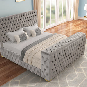 Future Gray Platform Bed - Queen, King