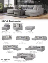 Bella Gray Sectional **COMING SOON** (ETA 4/21)