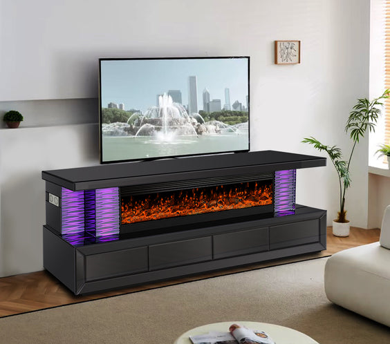 A98 TV STAND W/FIREPLACE **NEW ARRIVAL**