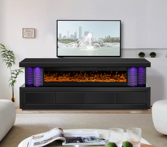 A98 TV STAND W/FIREPLACE **NEW ARRIVAL**