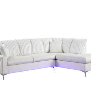 Candy Beige - Reversible Sectional (w/ LED's) **NEW ARRIVAL**
