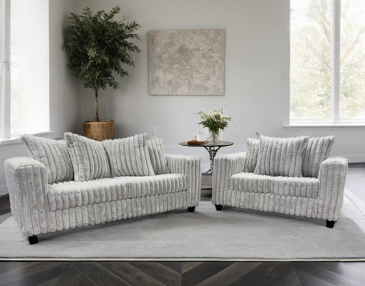 510 Grey - Sofa & Loveseat Set **NEW ARRIVAL**