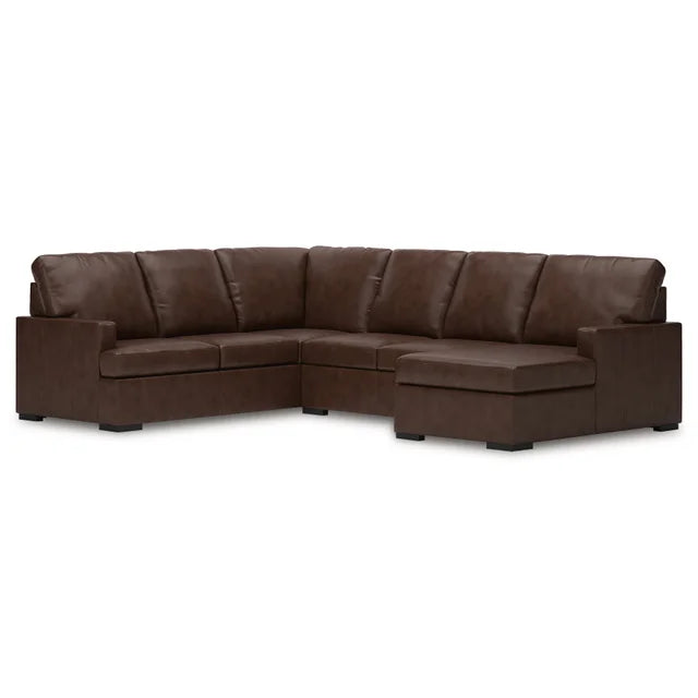 Ashley 485-04 - Top Grain Leather Sectional