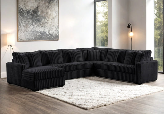 Solana Black Sectional **NEW ARRIVAL*