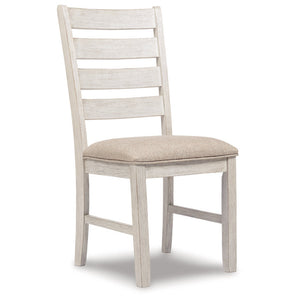 Skempton White/Light Brown Dining Chair, Set of 2