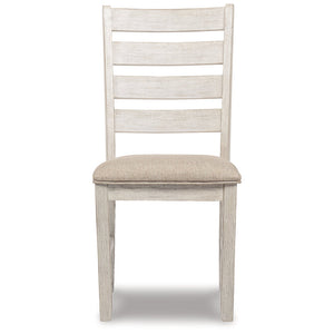 Skempton White/Light Brown Dining Chair, Set of 2