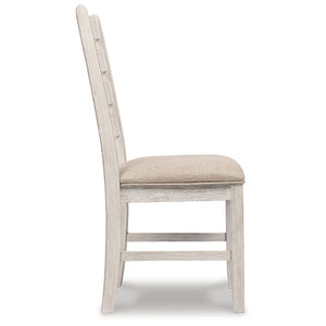 Skempton White/Light Brown Dining Chair, Set of 2