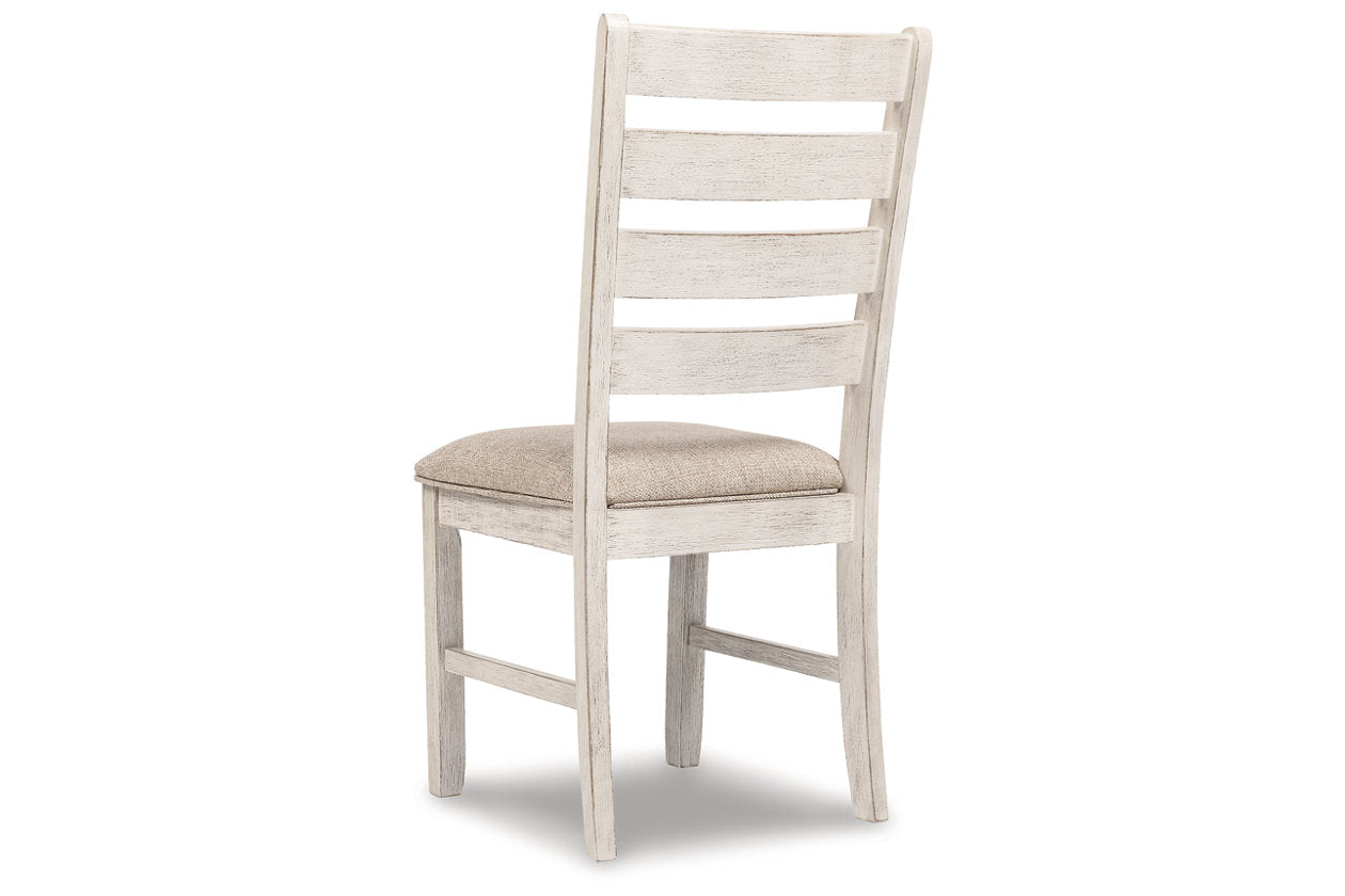 Skempton White/Light Brown Dining Chair, Set of 2