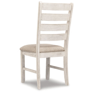 Skempton White/Light Brown Dining Chair, Set of 2