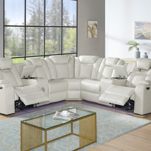 Spaceship Sand Power Reclining Sectional