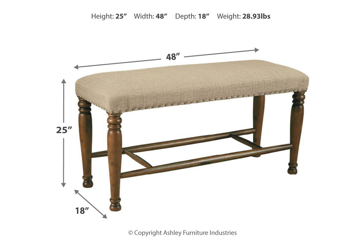 [SPECIAL] Lettner Gray/Brown Dining Bench