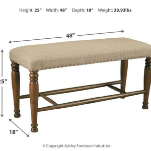 [SPECIAL] Lettner Gray/Brown Dining Bench