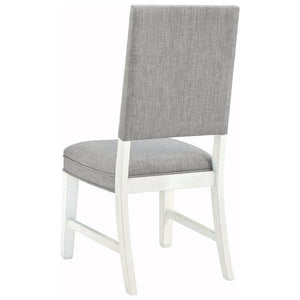 [SPECIAL] Nashbryn Gray/White Dining Chair, Set of 2