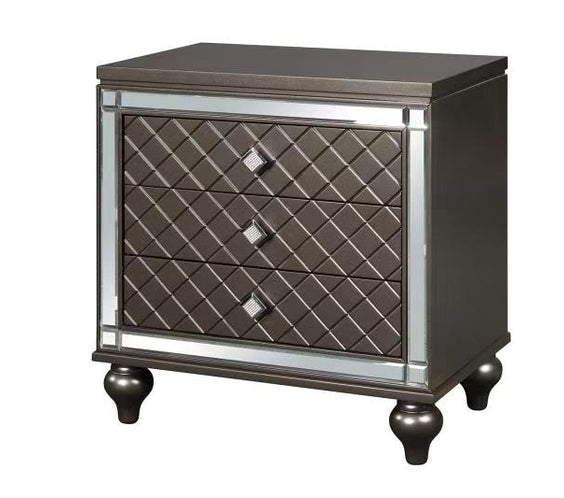 Stars Charcoal LED 5-Piece King Bedroom Set