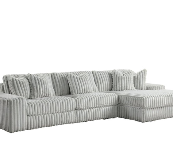 Sunday Grey 3-Piece RAF Sectional