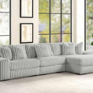 Sunday Grey 3-Piece RAF Sectional