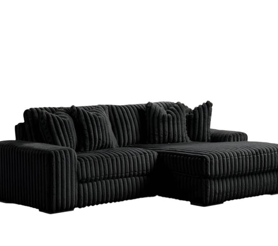 Sunday Black 2-Piece RAF Sectional