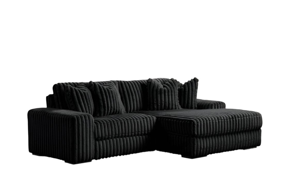 Sunday Black 2-Piece RAF Sectional