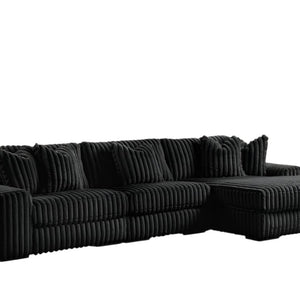 Sunday Black 3-Piece RAF Sectional