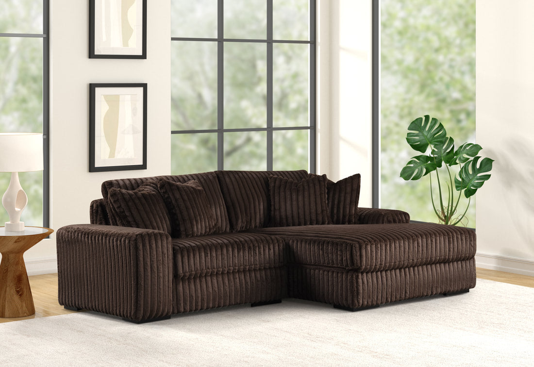 SUNDAY2 CHOCOLATE 2PC Sectional **NEW ARRIVAL**