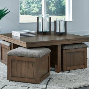 T738-20 Cocktail Table w/Stools