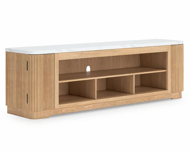 Upgrade your space with the W808-68 TV Stand. 79.5" wide, modern design, ample storage & durability. Shop now at Moda Home Furniture for sleek functionality.