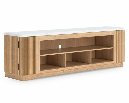 Upgrade your space with the W808-68 TV Stand. 79.5" wide, modern design, ample storage & durability. Shop now at Moda Home Furniture for sleek functionality.