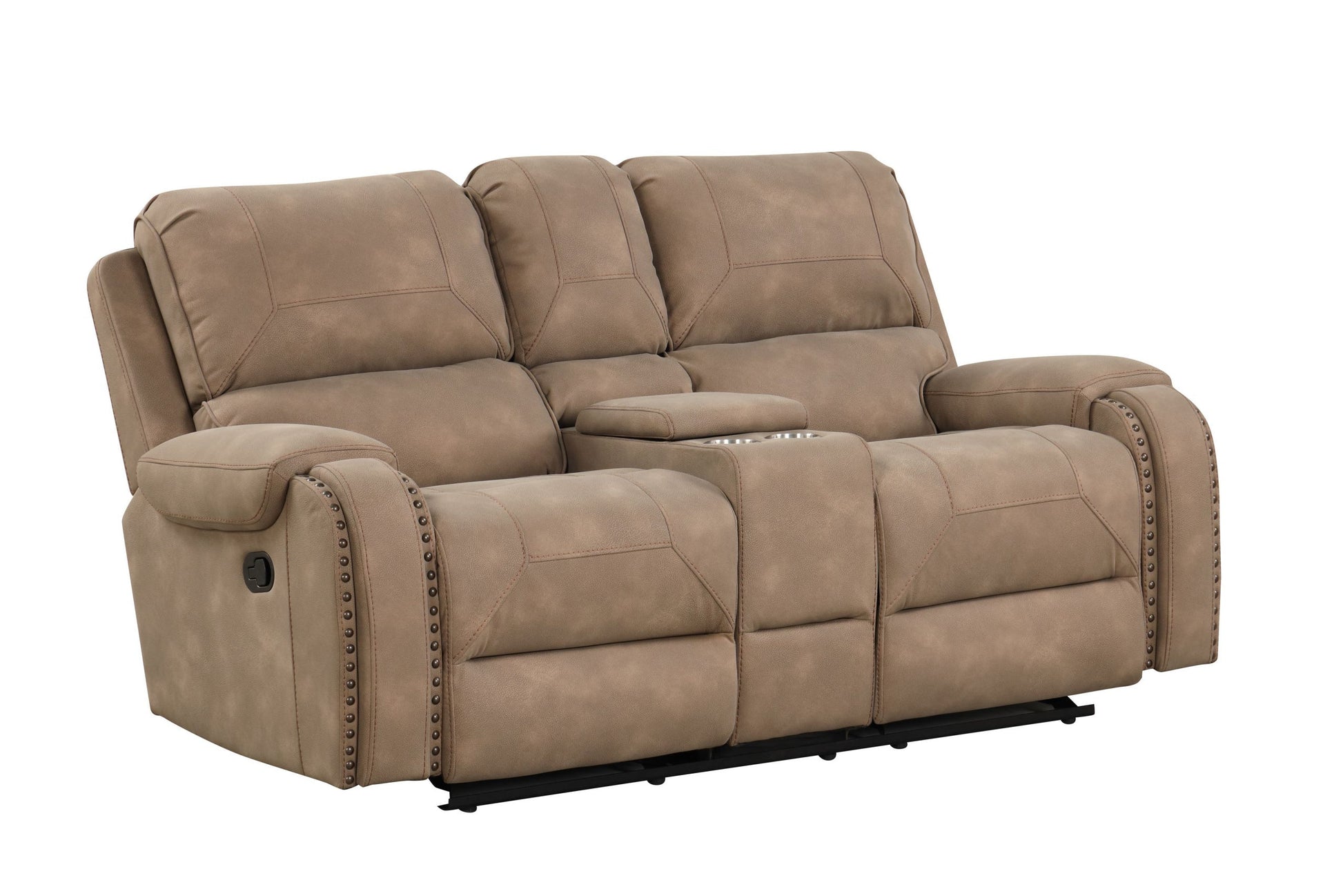 Titan Latte Oversized 3-Piece Reclining Living Room Set