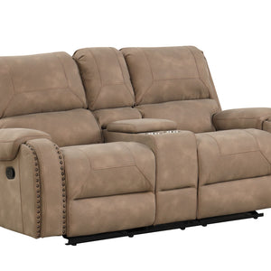 Titan Latte Oversized 3-Piece Reclining Living Room Set