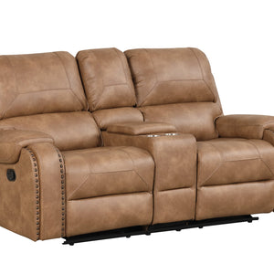 Titan Saddle Oversized 3-Piece Reclining Living Room Set