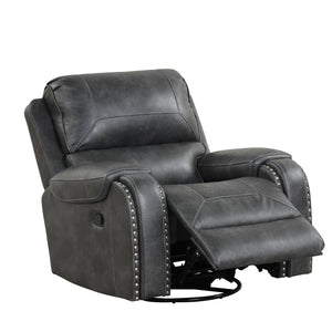 Titan Charcoal Oversized 3-Piece Reclining Living Room Set