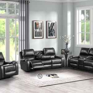 Titan Black Oversized 3-Piece Reclining Living Room Set