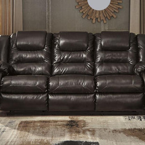 Vacherie Chocolate Reclining Sofa