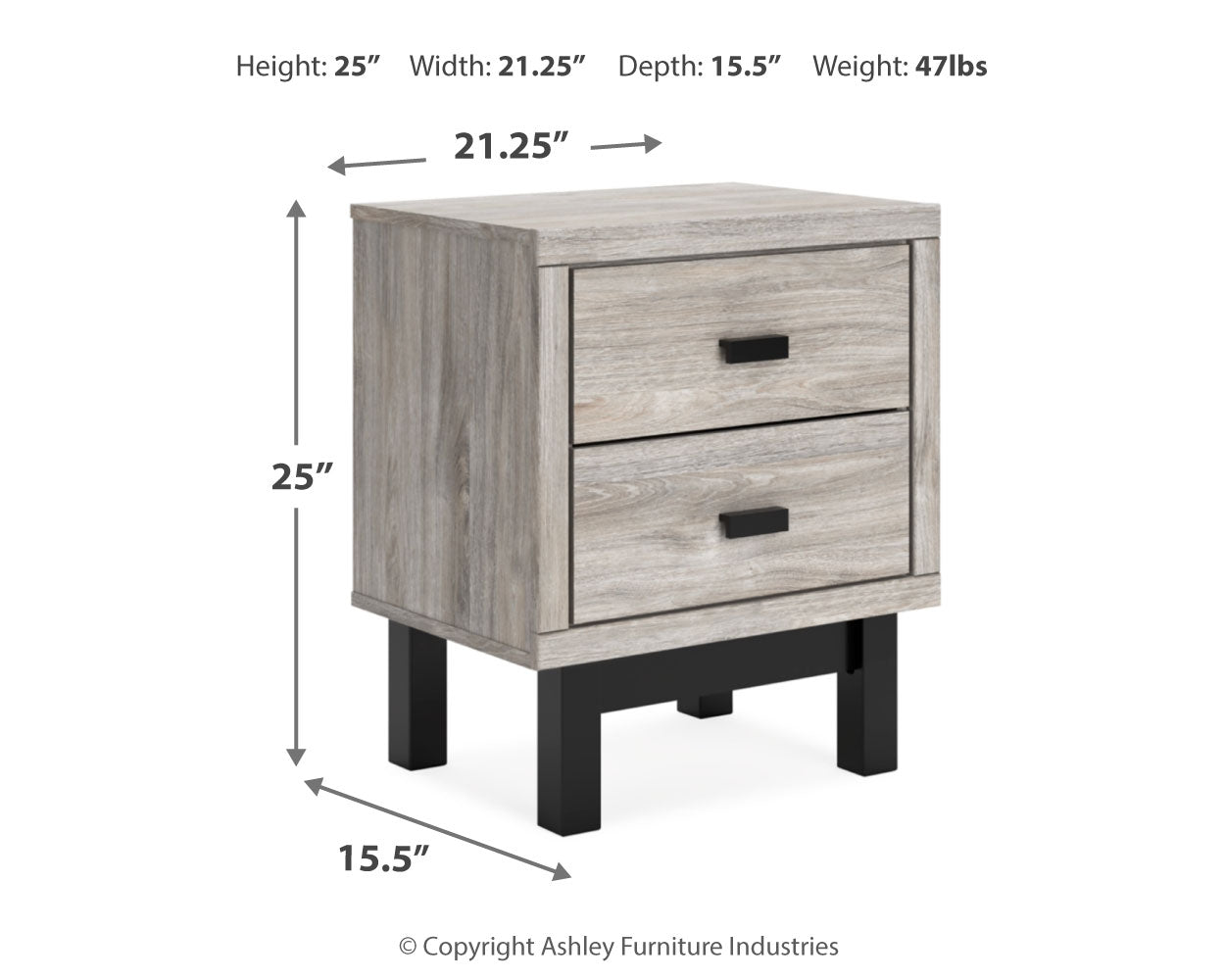 Vessalli King Panel Bed with Mirrored Dresser, Chest and 2 Nightstands in Gray