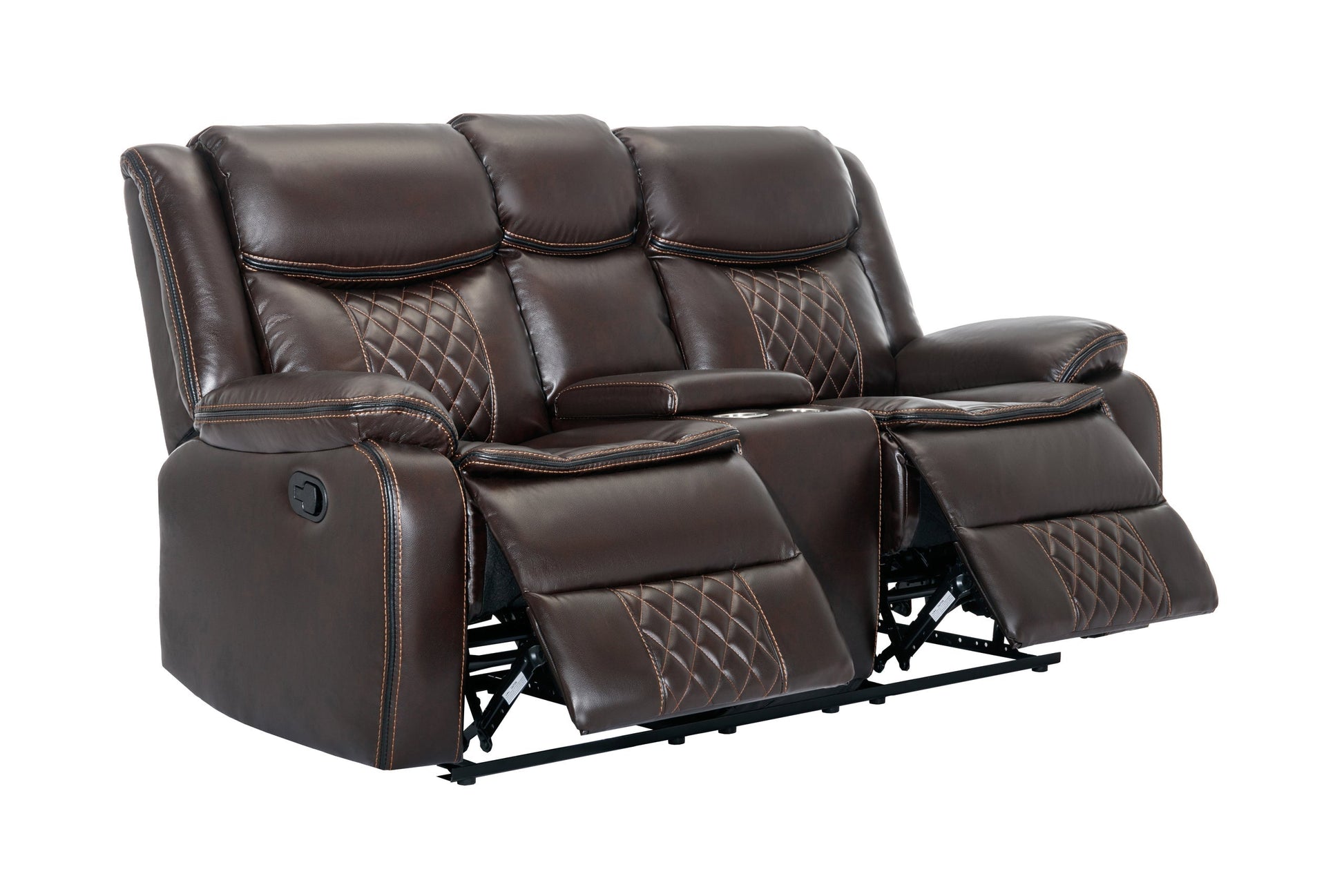 Weston Espresso 3-Piece Reclining Living Room Set