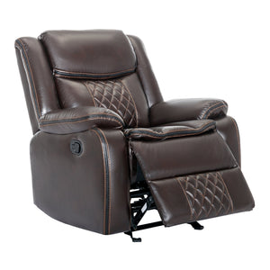 Weston Espresso 3-Piece Reclining Living Room Set