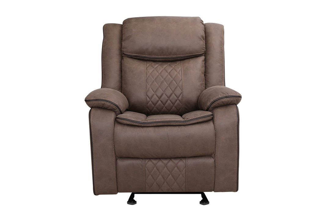 Weston Brown 3-Piece Reclining Living Room Set