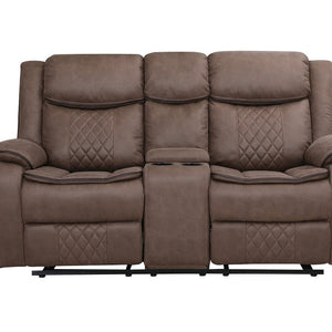 Weston Brown 3-Piece Reclining Living Room Set