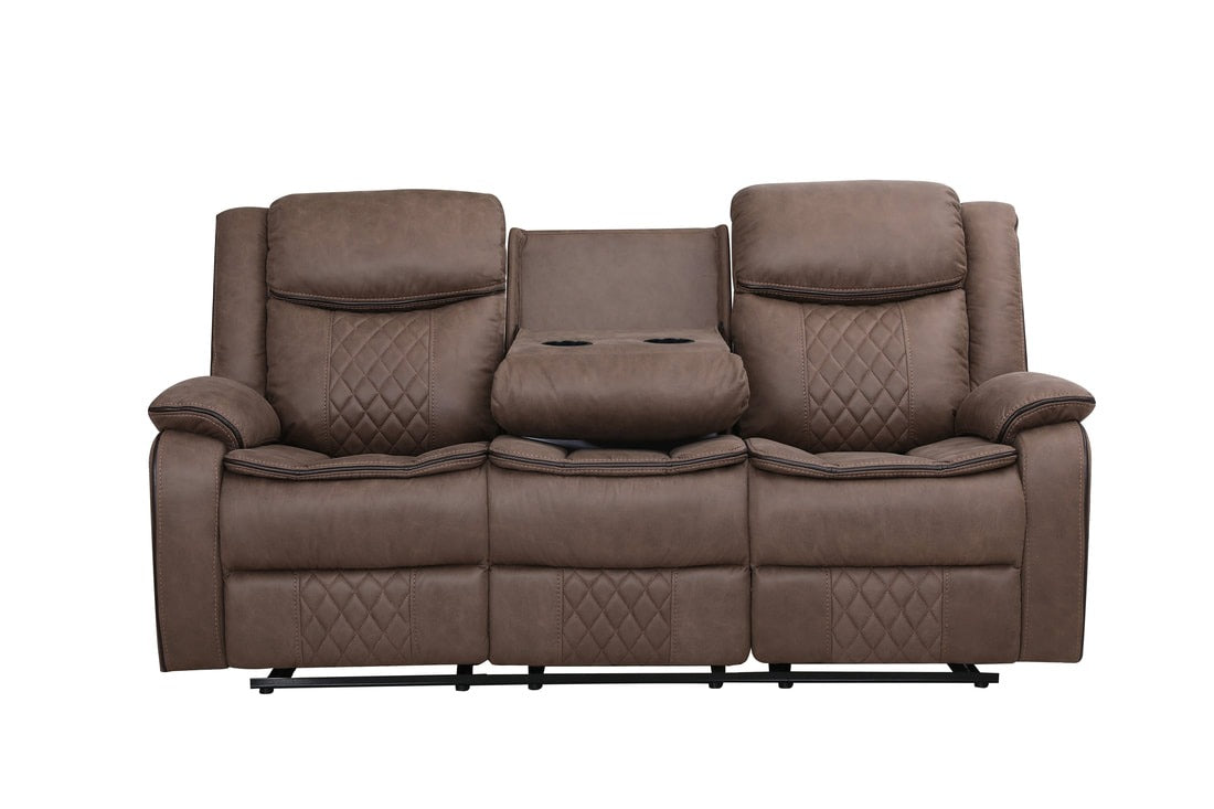 Weston Brown 3-Piece Reclining Living Room Set