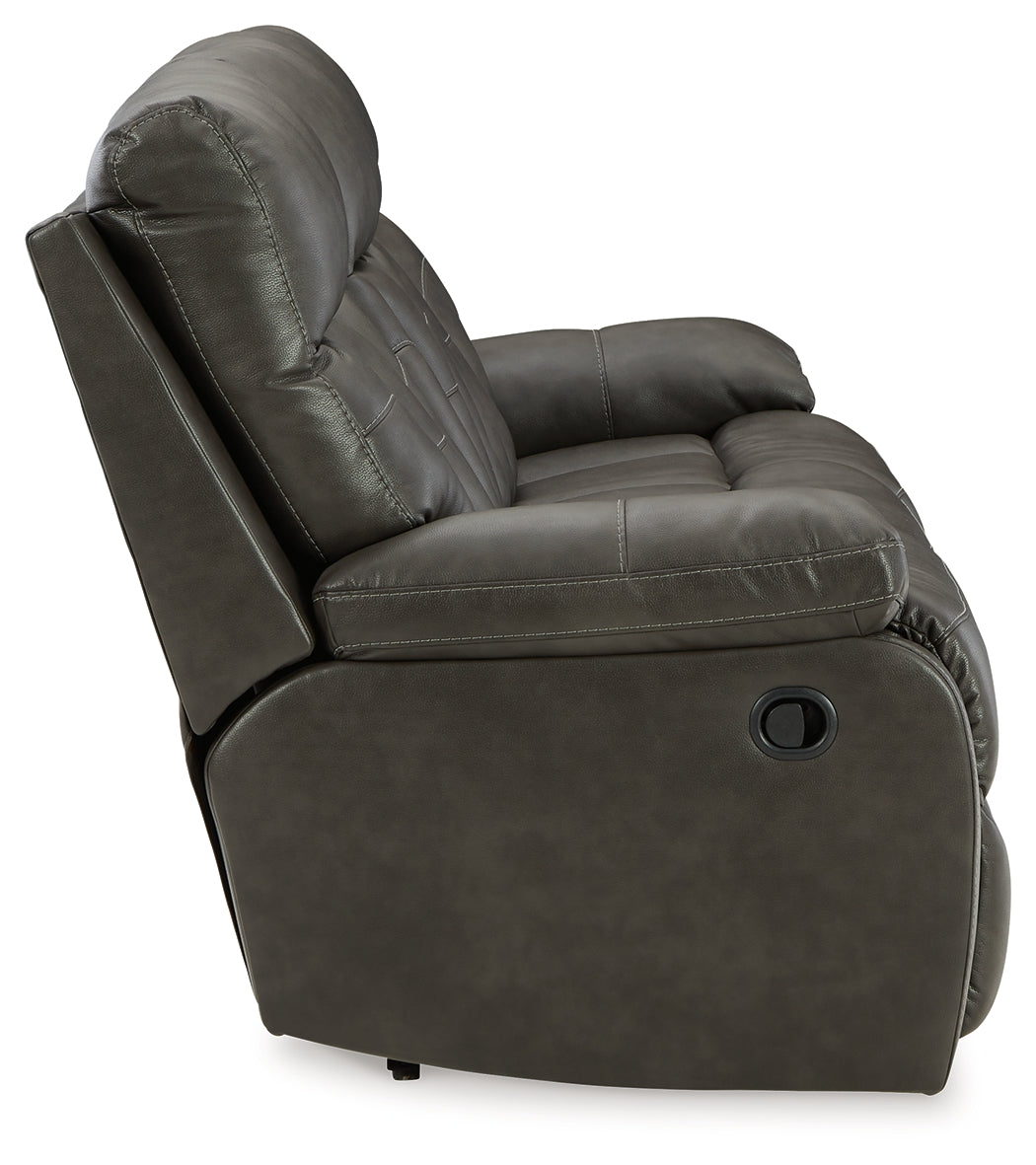 Willamen Quarry Reclining Sofa with Drop Down Table