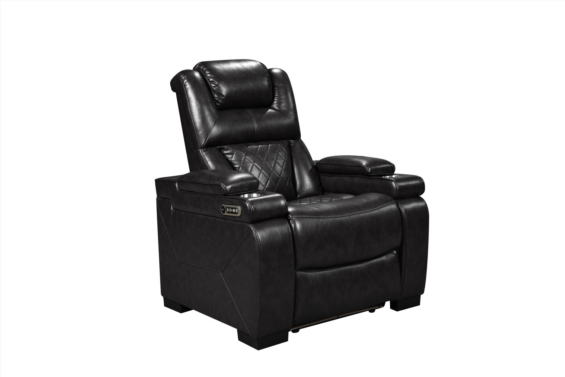 Woodland Black 3-Piece Power Reclining Living Room Set