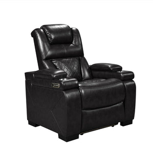 Woodland Black 3-Piece Power Reclining Living Room Set