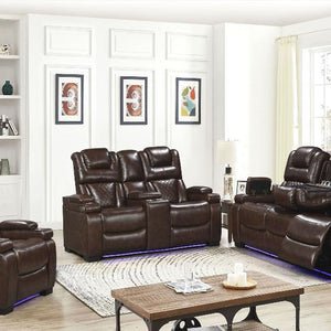 Woodland Brown 3-Piece Power Reclining Living Room Set