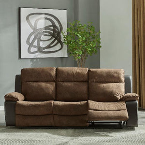 Woodsway Brown Reclining Living Room Set