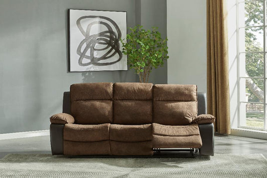 Woodsway Brown Reclining Living Room Set