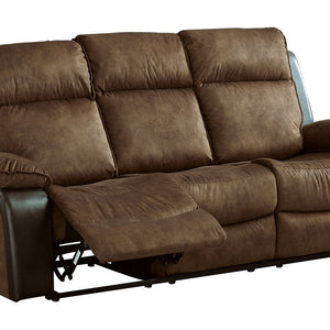 Woodsway Brown Reclining Sofa